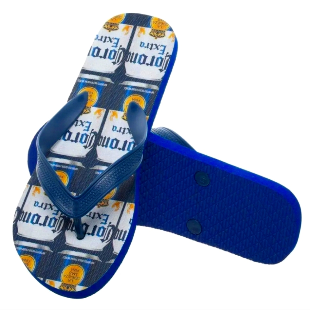 New Corona Beer Flip Flops ( Med & LG )